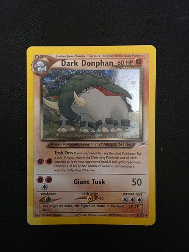 Pokemon dark donphan - donphan, 3/105