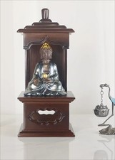 Statua Buddha in legno altare