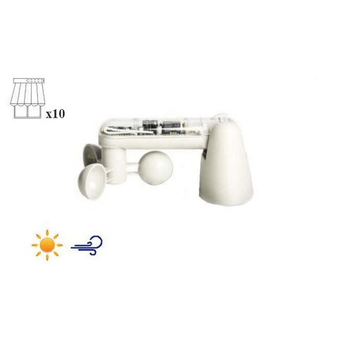 Anemometro radio sole vento - radio,