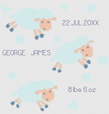 Punto Croce Nascita Kit