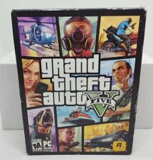 Grand Theft Auto V Five GTA FIVE (5) per PC DVD-ROM 7 dischi - SPEDIZIONE GRATUITA 