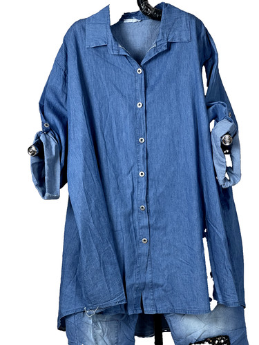 Camicia jeans oversize - jeans,