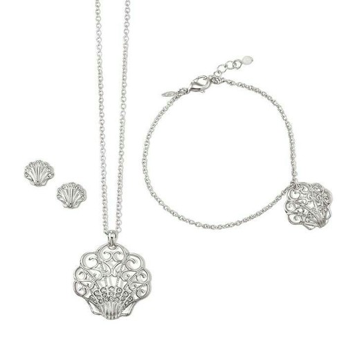 Avon shell silvertone set - avon,