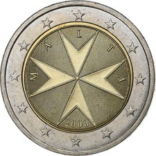 1221473 malta 2 euro - [#1221473], malta,