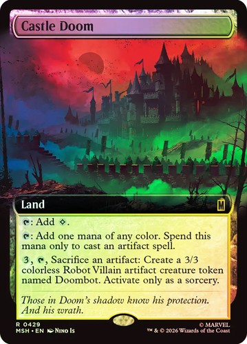 Mtg foil castle - mtg,