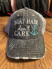 Cappello barca capelli non cura fabbrica invecchiato con icona ancora