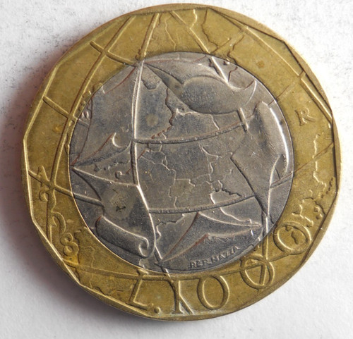 1998 italy 1000 lire - italy,