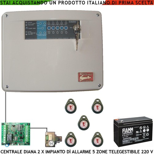 Centrale antifurto diana - antifurto, 5