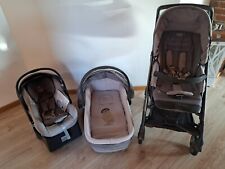 Trio Inglesina Trilogy City usato grigio:culla, passeggino, doppio ovetto, borsa