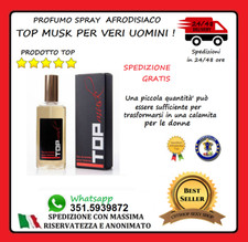 TOP MUSK IL MIGLIORE PROFUMO AFRODISIACO - EROTICO DA UOMO EAU DE TOILETTE 50 ml