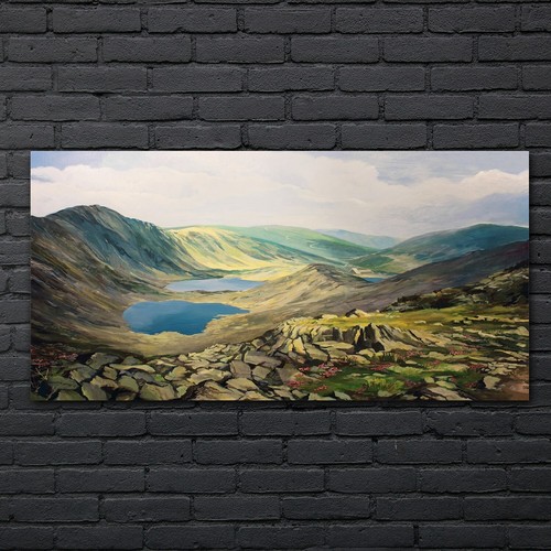 Quadro lago montagne - , paesaggio