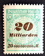 Raro francobollo Weimar Reich