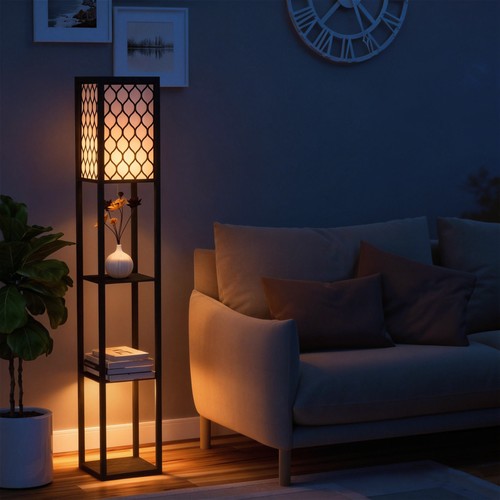 Homcom lampada terra - lampada, da