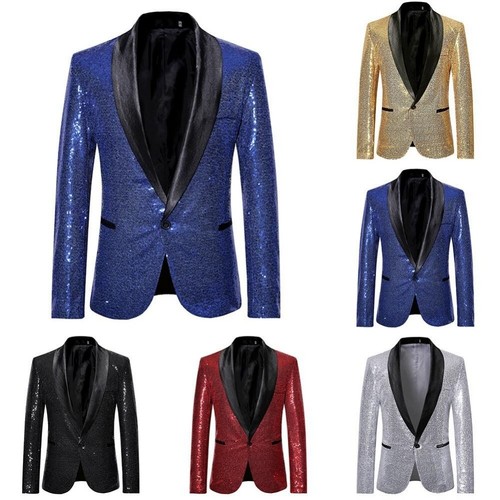 Blazer paillettes uomo giacca
