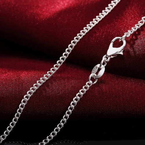 Collana catena cordino - , argento