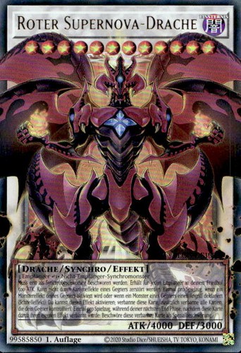 Drago supernova rosso - supernova,