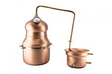 ALAMBICCO 10 LITRI SERPENTINA in rame artigianale per estrazioni e produzione