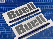 2 Adesivi Resinati Sticker 3D BUELL new serbatoio American Motorcycles