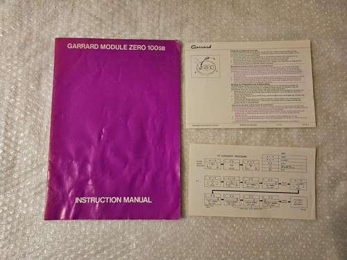 Raro manuale utente garrard - raro,