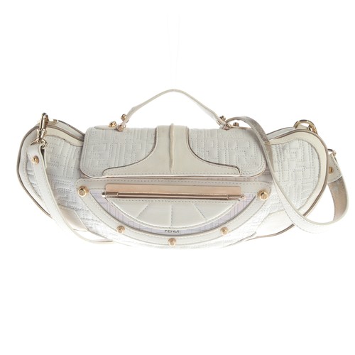Borsa tracolla fendi bianca - borsa,