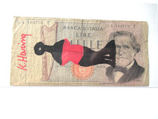 x) K. HARING: BANCONOTA VERA