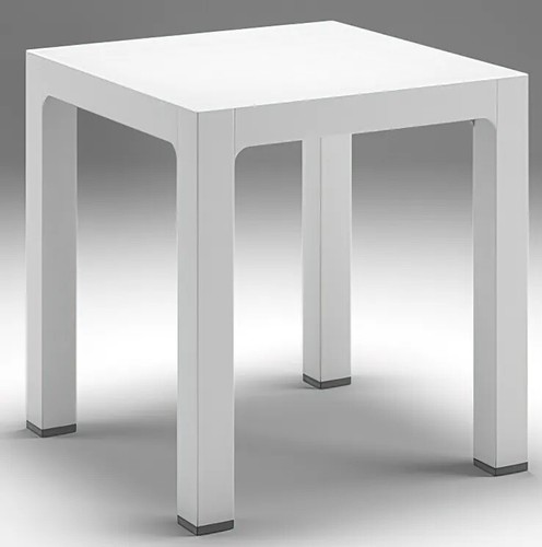 Tavolo ares bianco 70x70 - ares,