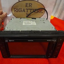 ER-STOCK-164 # AUTORADIO TOYOTA 2DIN TNS510 PZ445-00333-01 RDS WMA MP3 S/SCATOLA