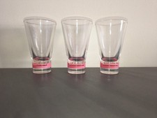 Set di tre bicchieri vintage