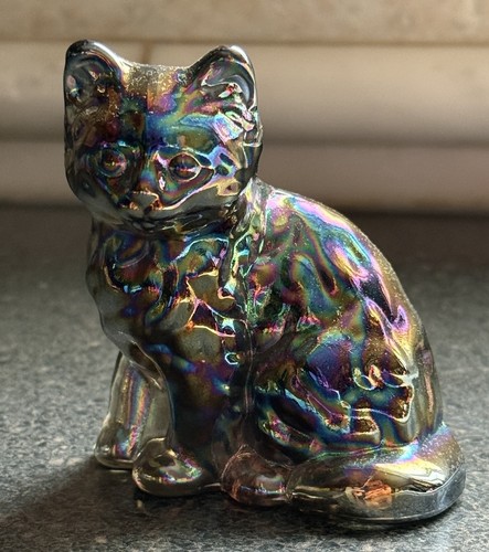 Statuina gatto seduto gattino