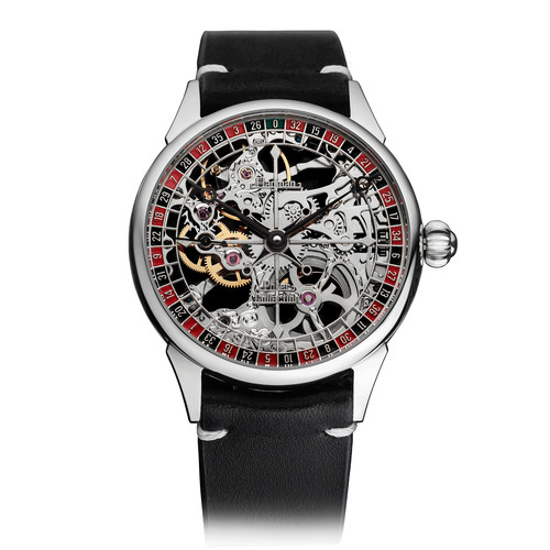 Roulette skeleton watch - watch,