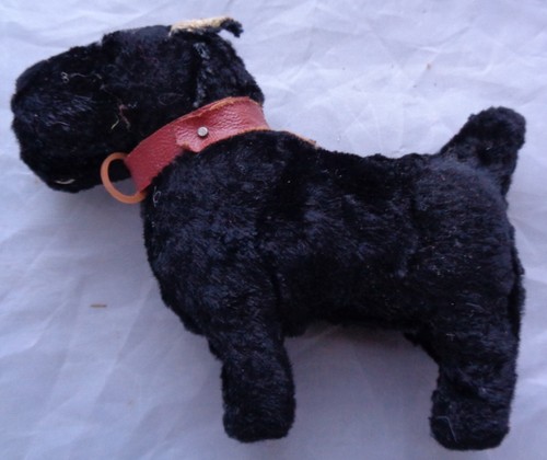 Dog steiff black cloth - steiff,