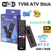 Android 14 TV Stick 4k HD Dual