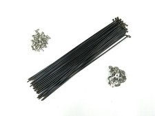 100x Raggi Ruota 245 x 2.5 mm Grossa Cicli Moto Auto Vintage Ray Wheel Bike Car