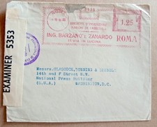 EMA AFF.MECCANICA ROSSA ING.BARZANO'ZANARDO BREVETTI PER USA CON DOPPIA CENSURA.