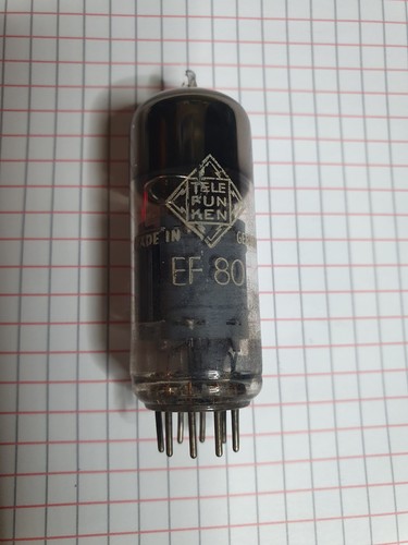 Valvola radio epoca ef80 - valvola,