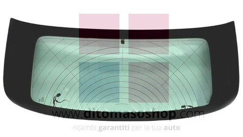 Lunotto verde termico per bmw - lunotto,