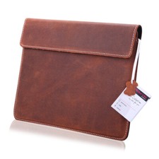 Custodia per laptop VERA PELLE