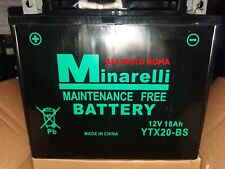 BATTERIA MOTORPARTS YTX20-BS PER MOTO GUZZI CALIFORNIA AQUILA NERA 1100 4T-4V 09