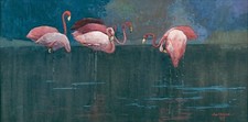 Flamingo's By Sydney Long -