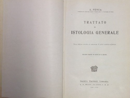 Trattato istologia generale - istologia,
