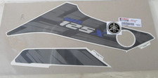 Adesivo serbatoio Yamaha WR 125 X "+1 emblema+ lato destro nero-blu Yamaha!