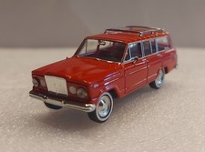 Brekina 19869 Jeep Wagoneer A camion americano rosso metallizzato anno 1964 TD confezione originale 1:87