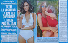 Italian Clipping Ritaglio 2022 CATERINA BALIVO tutti la vogliono 4 PAGINE.