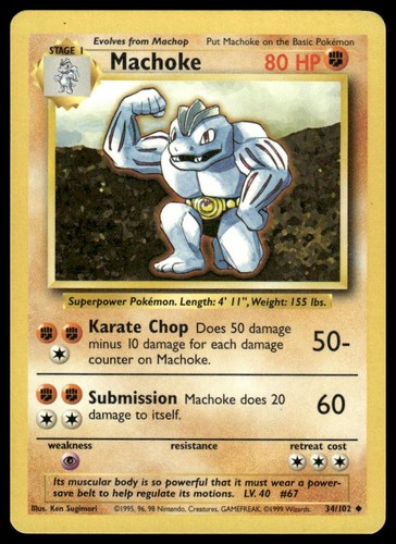 Machoke set base - base, #034/102