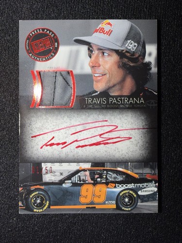 2012 press pass redline travis - press,