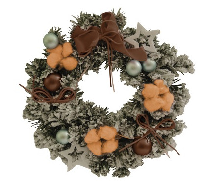 Fuoriporta natale con decori - con,