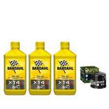 KIT TAGLIANDO 3LITRI OLIO BARDAHL XTS4-5W40+FILTRO HF134 PER SUZUKI GV700 GLF GL
