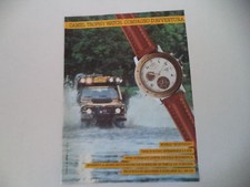 advertising Pubblicità 1990 CAMEL TROPHY WATCH MULTICHRONO