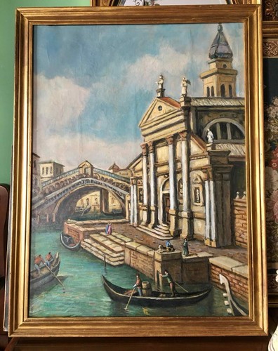 Antico quadro dipinto olio su - ,