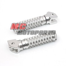 Pedane pedali CNC anteriori argento per Ducati 1098 999 749 848 1199 Panigale tutto l'anno